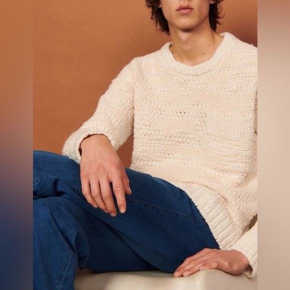 Sandro - Oversize Cotton/Wool Sweater PTP 24” (520usd) - Picture 3 of 12
